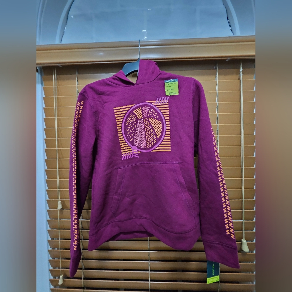 Tek Gear Ultrasoft Fleece BOYS Hoodie in Rich Burgundy